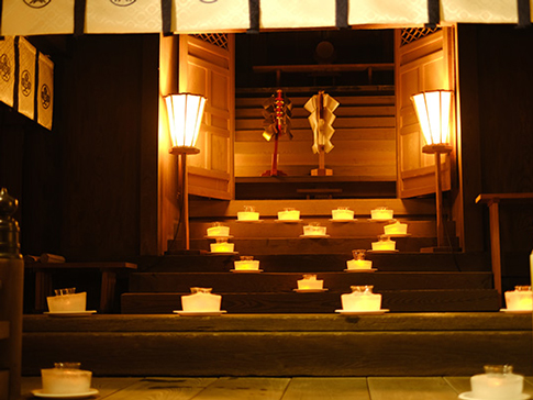 2025年アイスキャンドルの様子